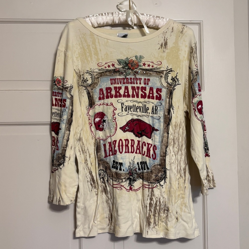 RARE vintage University of Arkansas Razorbacks shirt